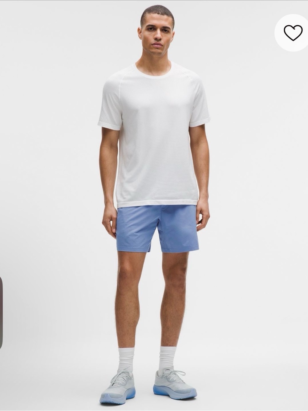 NWT Lululemon Men Pace Breaker 7” Shorts - Size L (PrepBlue)